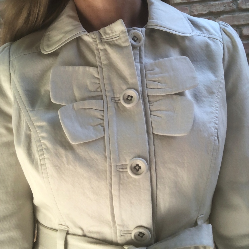Button Down Jacket With Tie - image 4